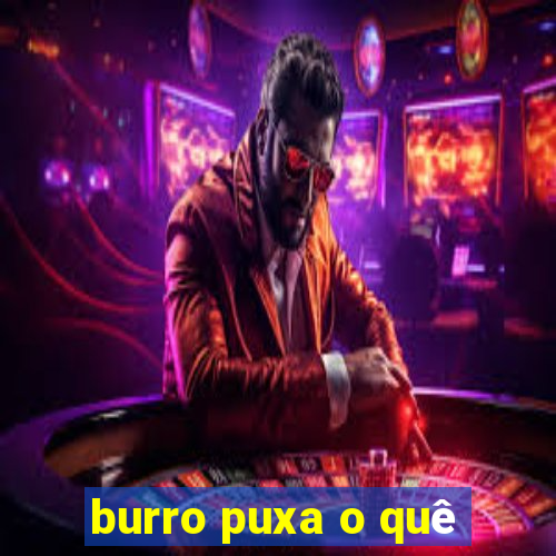 burro puxa o quê